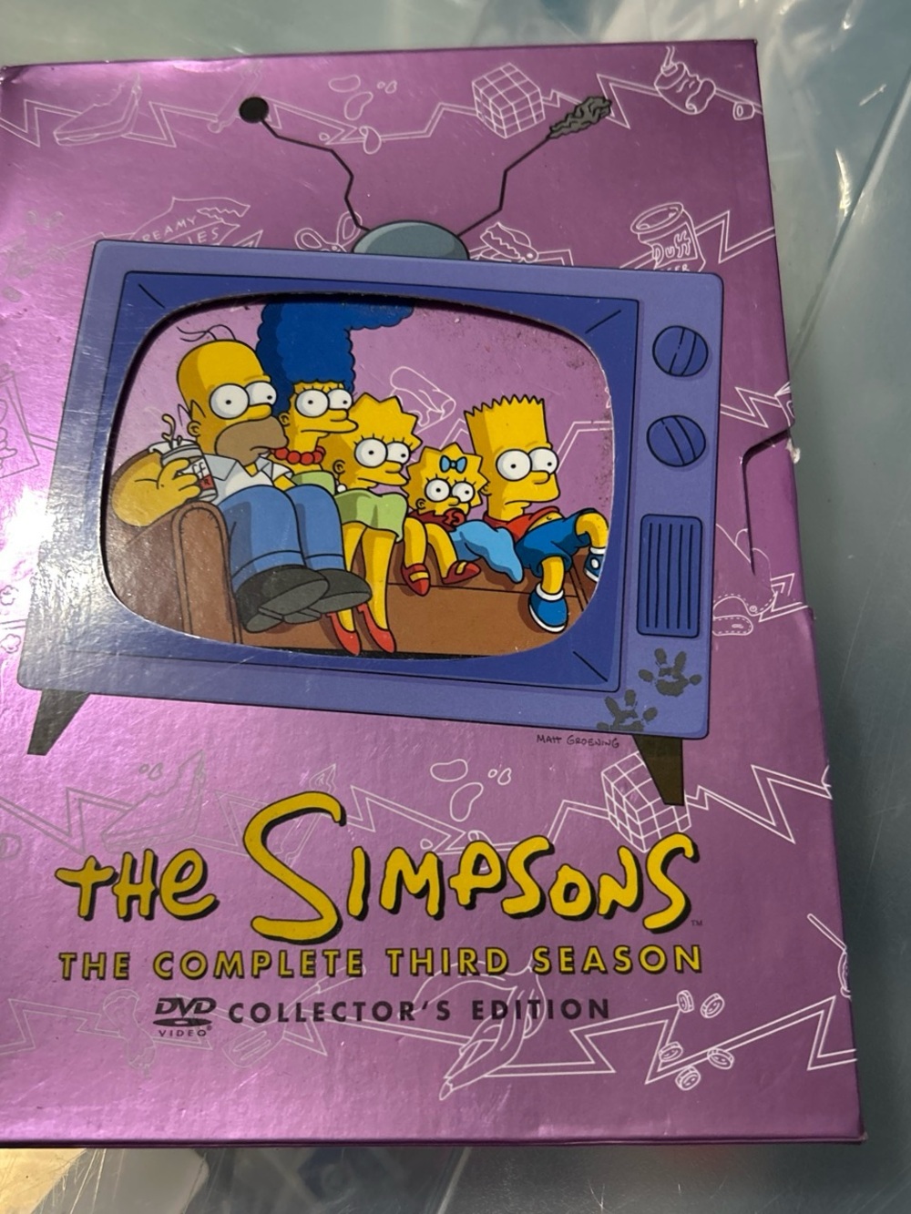 The Simpsons: The Complete Third Season DVD Collector's Edition - Purple